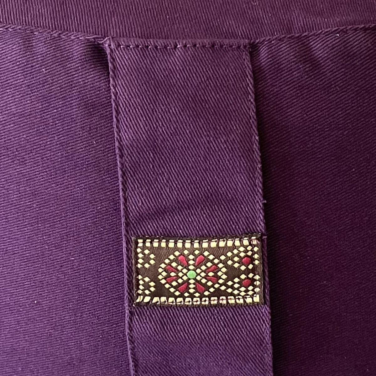 Coussin De Méditation Aubergine - Coton BIO