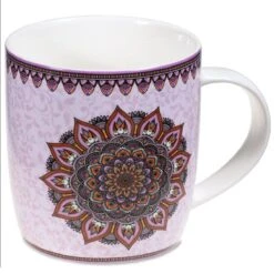 Tisanière Zen Mandala Violet Avec Infuseur Métal