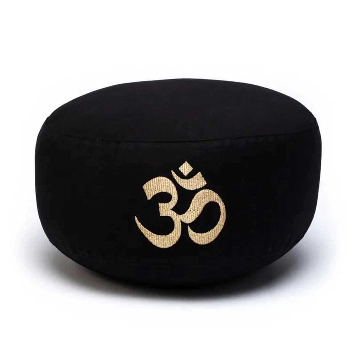 Coussin De Méditation Symbole Om Or Brodé - Coton BIO