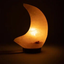 Lampe Lune En Cristal De Sel De L´Himalaya
