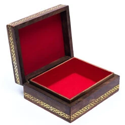 Boite En Bois De Manguier - Dessin En Sable - Ganesh