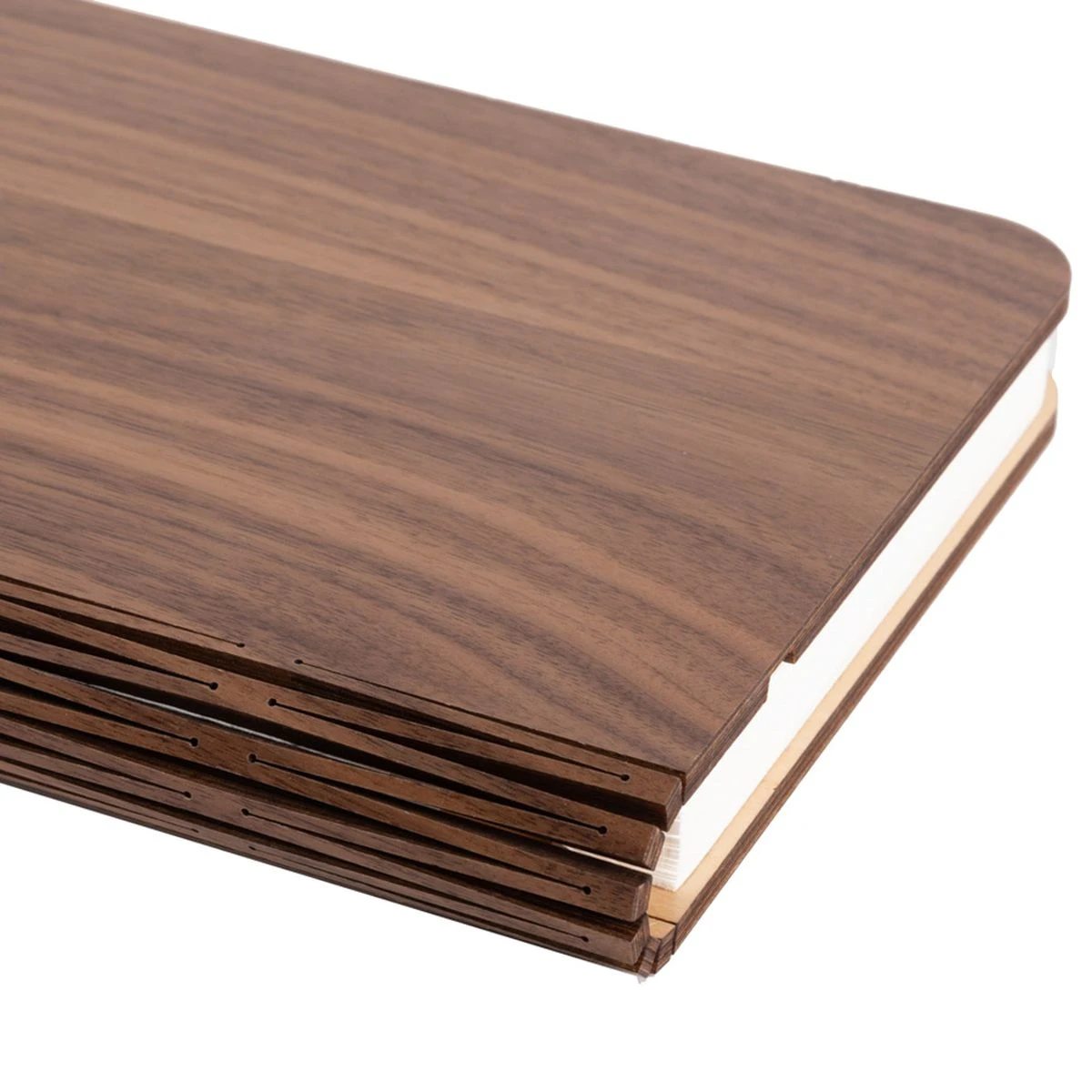 Lampe Livre En Bois D'érable - Taille S - Couleur Noyer – Image 3