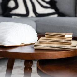 Lampe Livre En Bois D'érable - Taille S - Couleur Erable