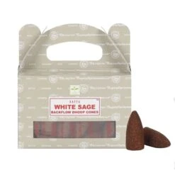 6 Boites De 24 CĂ´nes D'encens Ă Refoulement Sauge Blanche