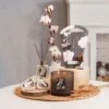Grande Bougie Heart And Home 75 Heures - Fleurs De Coton