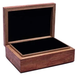 Boite Pour Tarots Fleur De Vie En Bois Gravé 17.5 Cm