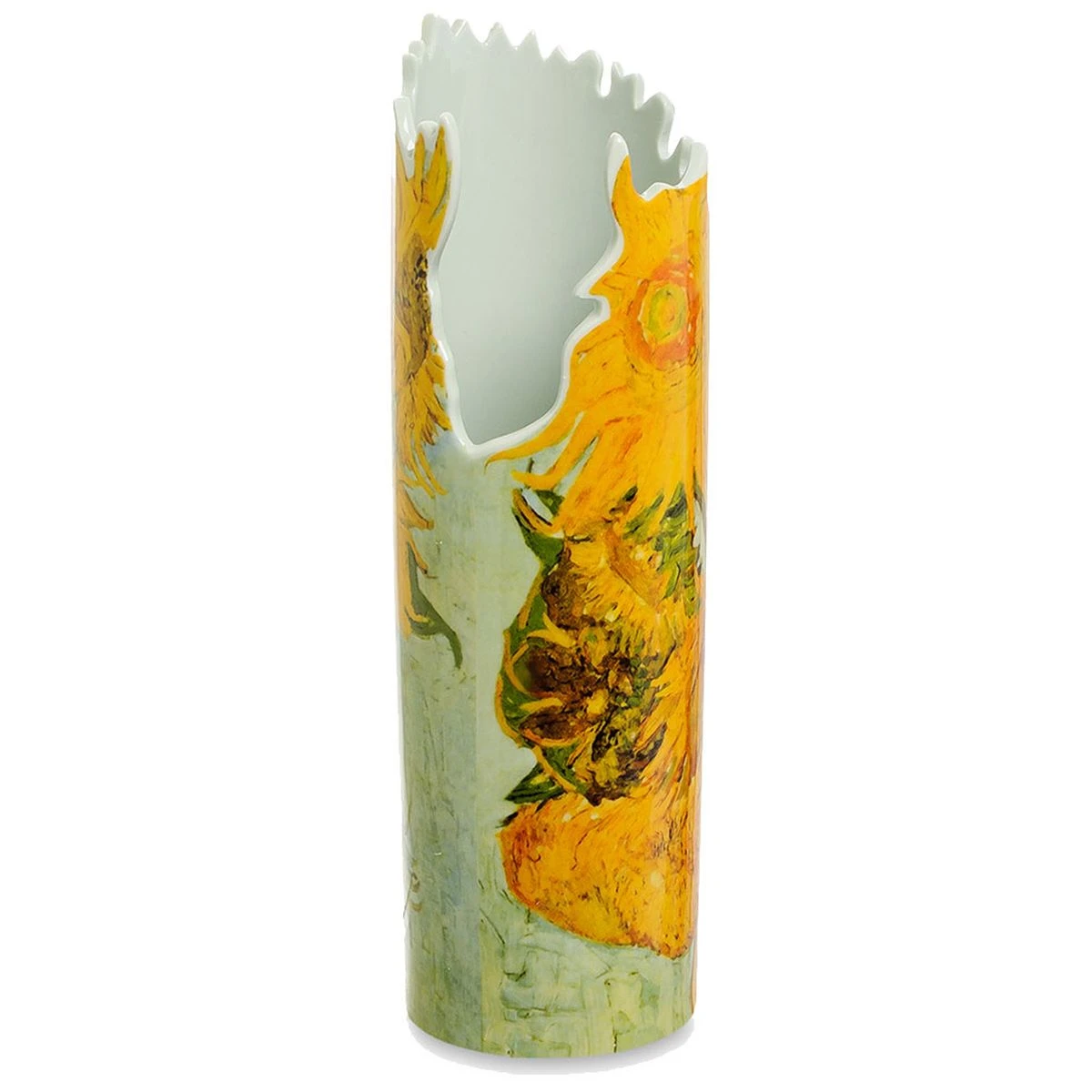 Vase Silhouette D'Art - Tournesols De Vincent Van Gogh 22 Cm – Image 2