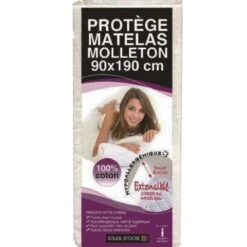 Protège Matelas Molleton Pour Lit 1 Place - Alèse 90 X 190 Cm