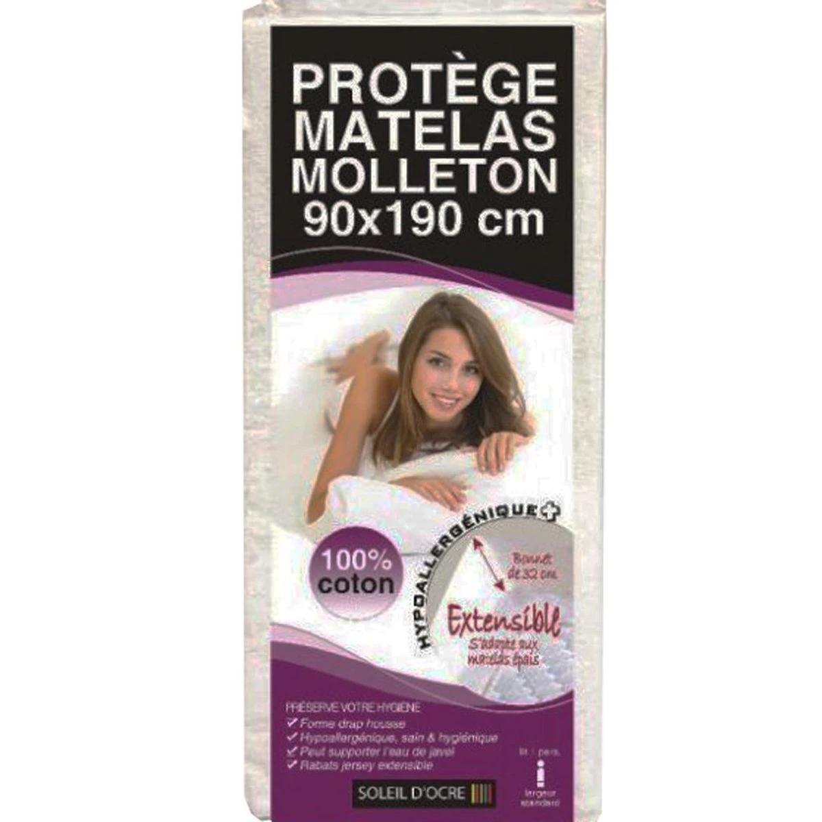 Protège Matelas Molleton Pour Lit 1 Place - Alèse 90 X 190 Cm